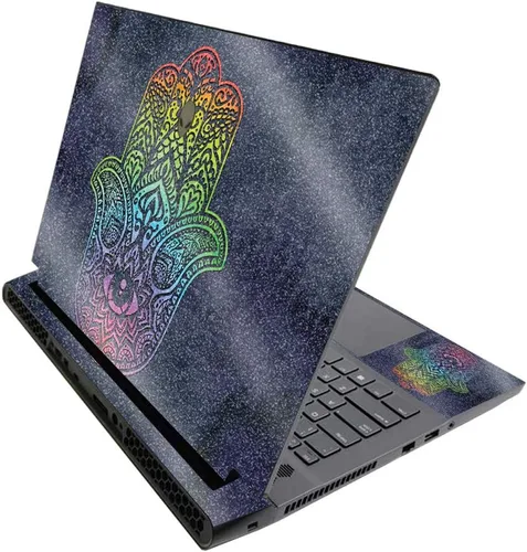 Vista 714 de MightySkins - Skin brillante con purpurina para Alienware M17 R3 (2020) y M17 R4 (2021) - Diversión de los años 90 Acabado duradero con purpurina