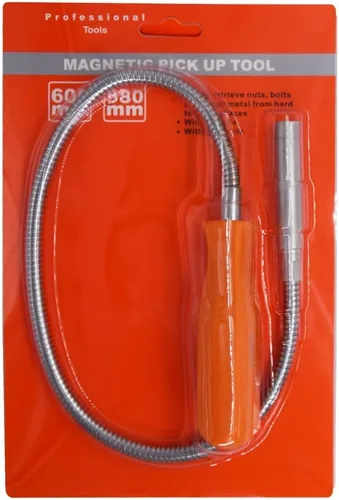 Vista 5 de Herramienta de Recogida Magnética Flexible - 23-1/2" 8LB Imán Serpiente Bend-It Recogedor Barrendero Palo Recuperador Doblable Regalos
