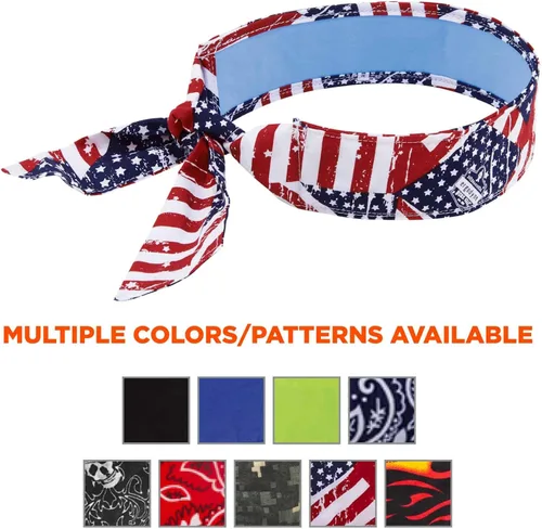 Vista 22 de Ergodyne Chill-Its 6700CT - Bandana de enfriamiento evaporativo