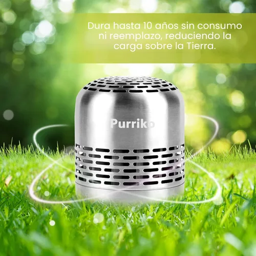 Vista 3 de Purriko Desodorizador para refrigerador, dura hasta 10 años, eliminador de olores de refrigerador, desodorante de refrigerador, más eficaz que