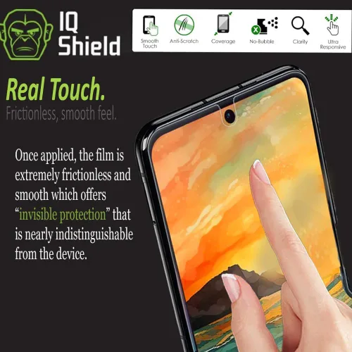 Vista 4 de IQShield Paquete de 2+2 protectores de pantalla para Motorola Razr Ultra (2026/2025) / Razr+ Plus (2026/2025/2024), película de TPU transparente