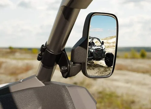 Vista 3 de Motobiker Espejos laterales UTV para jaula antivuelco de 1.75 pulgadas compatible con Polaris RZR 570 800 900 1000 XP/Polaris Ranger 400 500 700