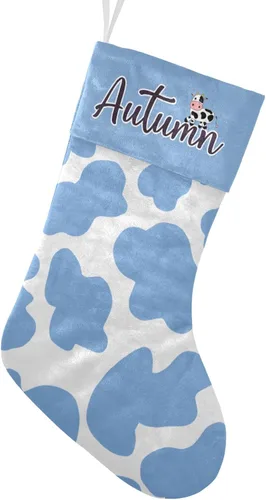 Vista 22 de Calcetines de Navidad con lindo panda verde personalizado con nombre, medias de Navidad personalizadas para la temporada de vacaciones familiares