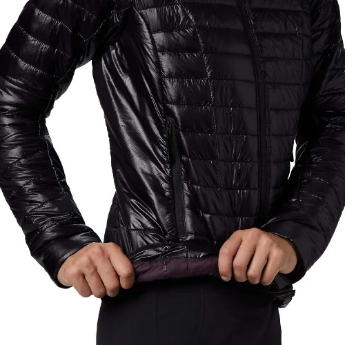 Vista 4 de Mountain Hardwear Sudadera con capucha Ghost Shadow para mujer, para senderismo, escalada y uso diario