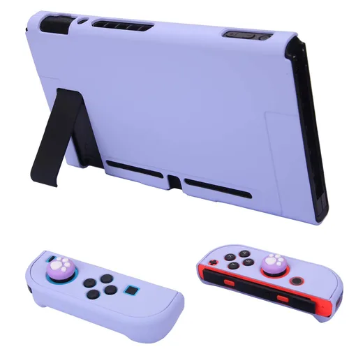 Vista 3 de Dockable Case for Nintendo Switch - COMCOOL 3 in 1 Protective Cover Case for Nintendo Switch and Joy-Con Controller with Screen Protector and Thumb