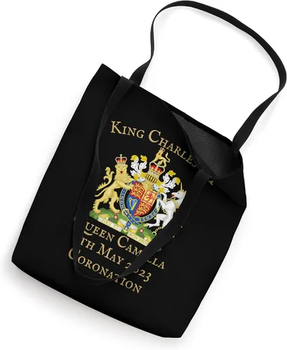 Vista 2 de KING CHARLES III & CAMILLA CORONATION DAY 2023 COAT OF ARMS Bolsa tote