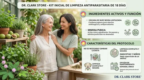 Vista 8 de Kit de limpieza para-Cleanse de Dr Clark Store con Mimosa Pudica - Ayuda a mantener la función intestinal óptima, la salud intestinal y la digestión