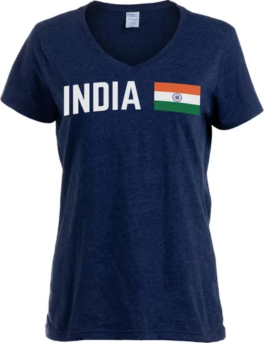Vista 25 de Nations of the World - Camiseta con cuello en V para mujer