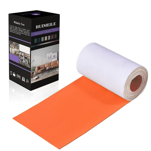 Vista 48 de Cinta de parche de reparación de cuero de 4 x 60 pulgadas, cinta autoadhesiva fuerte para muebles, sofás, sillones, asientos de automóvil, armarios