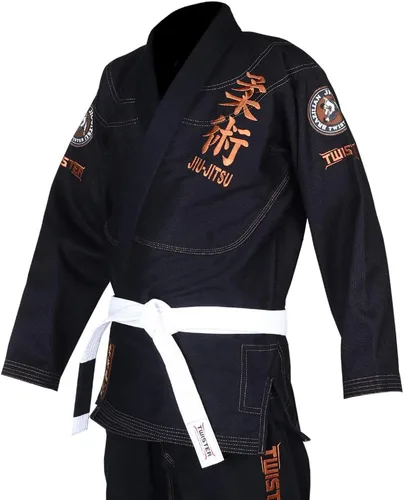 Vista 5 de Twister Concurso brasileño Jiu Jitsu Gi Uniforme de Jiu Jitsu BJJ Gi Tela ligera preencogida Viene con cinturón gratis