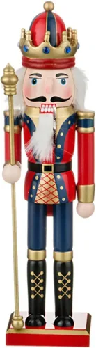 Vista 7 de Adorno de cascanueces de madera O-Toys, decoración navideña, figuras, juguetes de marionetas, regalos de navidad, decoración del hogar