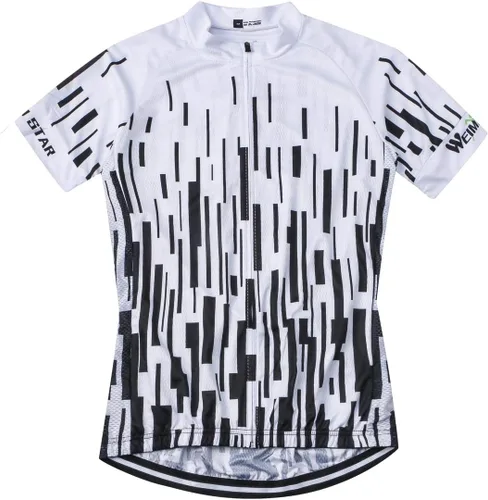 Vista 149 de Weimostar Hombre Ciclismo Jersey Manga Corta Bicicleta Ropa Multicolor Diamante