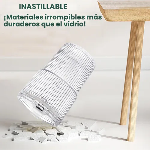Vista 5 de HIGIINC Tazas de café helado con tapas y pajitas 2 piezas, juego de 16 OZ de vasos irrompibles para beber, vasos de plástico transparente