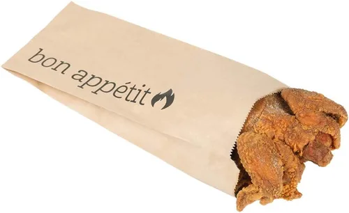 Vista 13 de Restaurantware Bag Tek - Bolsas de papel de aluminio de 6.5 x 4.1 pulgadas, 100 envoltorios para perros calientes de medio galón, papel de estraza