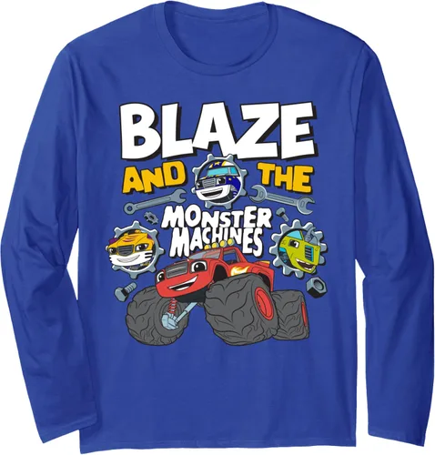 Vista 3 de Blaze & The Monster Machines Group - Camiseta de manga larga