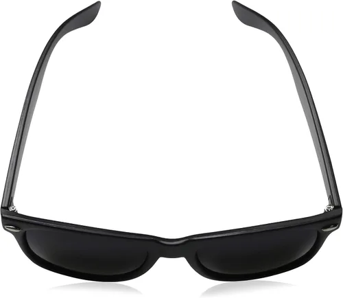 Vista 4 de zeroUV - Gafas de sol con montura de cuerno negro mate