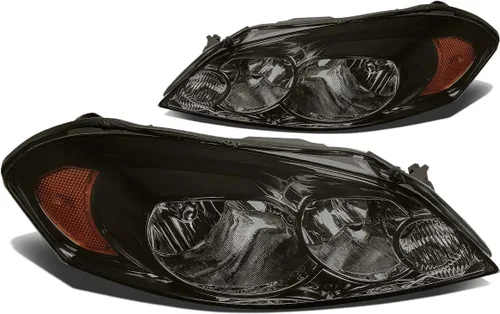 Vista 10 de DNA Motoring HL-OH-CI06-BK-CL1 - Faros delanteros de carcasa negra compatibles con Impala 06-13