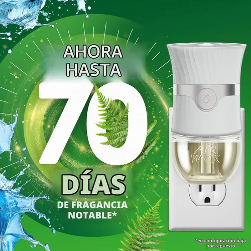 Vista 3 de Air Wick 79717 Relleno de aceite perfumado, las Aguas Dulces, 0.67oz, 2 unidades)