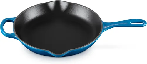 Vista 11 de Le Creuset Sartén de Hierro Fundido Esmaltado Signature con Mango de Hierro, 6.33", Cerise