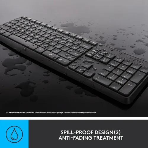 Vista 5 de Logitech Teclado y mouse inalámbrico MK235