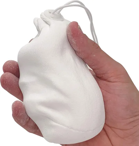 Vista 10 de Bola de tiza recargable, calcetín de tiza para escalada, levantamiento de pesas, gimnasia y entrenamiento, carbonato de magnesio sin desorden