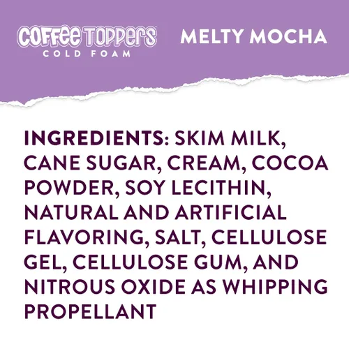 Vista 3 de Coffee Toppers Cold Foam Mocha 15 onzas (paquete de 3), Be Your Own Barista, Kosher