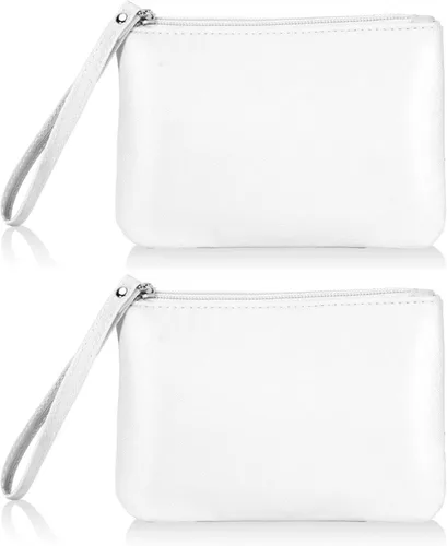 Vista 33 de Paquete de 2 pequeñas bolsas de maquillaje con cremallera para bolso, lápiz labial, organizador de maquillaje de viaje para mujeres, productos Negro