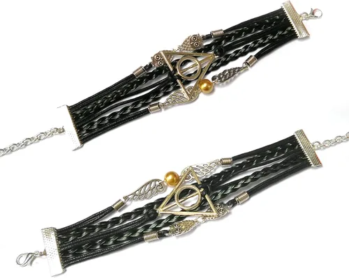 Vista 3 de VONDER - Pulsera de cuero trenzado para mujer, diseño de árbol de la vida, aleación