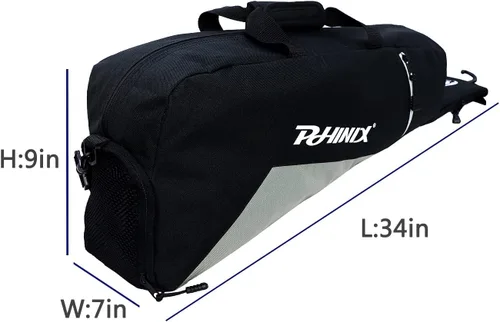 Vista 2 de PHINIX Bolsa de mano para béisbol T Ball - Sostiene bate, casco y guante