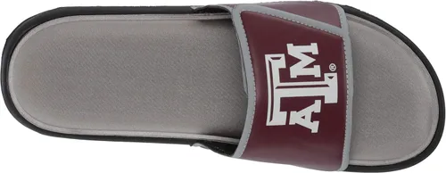 Vista 118 de FOCO Sandalias deportivas de espuma para ducha con logotipo de equipo universitario de la NCAA para hombre