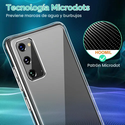 Vista 3 de HOOMIL - Funda para Samsung Galaxy S20, antiamarilleo, transparente