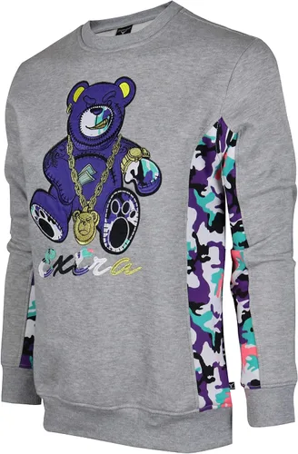 Vista 27 de SCREENSHOT APPLIQUE F11966 Premium Fleece Streetwear Chenille EMB Crew Neck Sweatshirt - Classic Fit