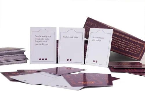 Vista 5 de Death Charades: Juego de cartas divertido y para fiestas, los equipos tienen rondas de 45 segundos para adivinar la mímica, rondas interminables