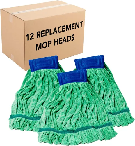 Vista 11 de Arkwright - Repuesto de cabezal de trapeador de microfibra, resistente, sin pelusas, súper absorbente y seguro para blanqueador, esencial para Azul
