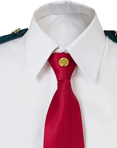 Vista 3 de Cosplay Life My Hero MHA Ochaco Uraraka Disfraz de cosplay Ochako Tsuyu Blazer Traje Uniforme Escolar Unisex Adulto