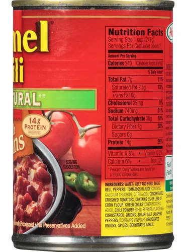 Vista 6 de Hormel - Chili con frijoles