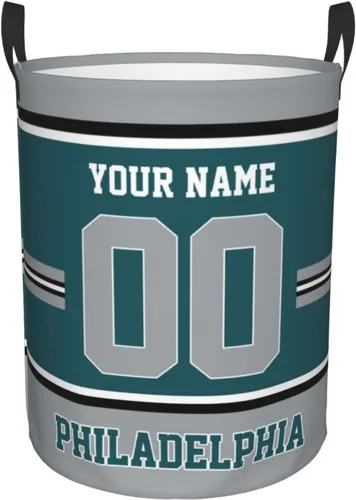 Vista 30 de Cesta de lavandería personalizada de Arizona, cesta de lavandería personalizada con nombre y número, cesta de almacenamiento plegable