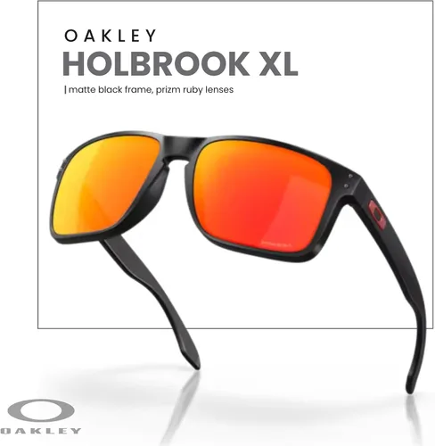 Vista 5 de OAKLEY Holbrook XL OO9417 Square Sunglasses For Men+ Bundle Accessory Leash Kit, Microfiber Pouch