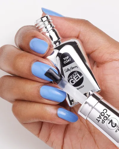 Vista 5 de Sally Hansen Miracle Gel™, capa superior brillante, de larga duración, fórmula tipo gel, sin necesidad de lámpara UV, esmalte de uñas transparente