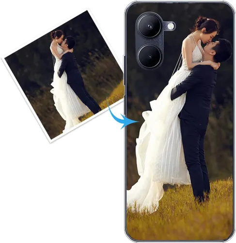 Vista 32 de Funda personalizada compatible con Oppo A1 Pro, fundas de teléfono personalizadas con imagen de foto, imagen de texto, cubierta transparente