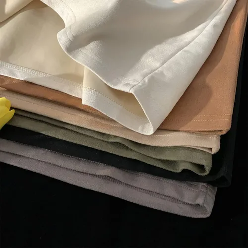 Vista 3 de Camiseta de manga corta con cuello redondo para hombre, ropa de calle Harajuku