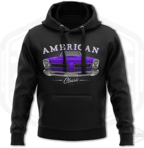 Vista 9 de 1965 GTO Tribute - Sudadera con capucha para hombre, color negro, idea de regalo para fanáticos del automóvil American Muscle S-3XL Fabricado