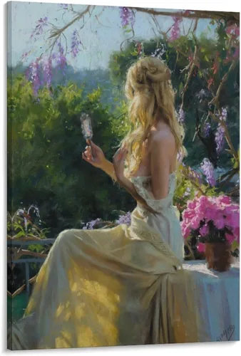 Vista 77 de Vicente Romero Redondo - Póster de pinturas artísticas de pared (32) marcos de fotos, regalos, lienzo, arte de pared, impresiones decorativas