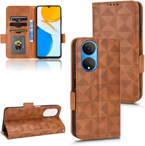 Vista 6 de Case for Honor X7 CMA-LX2 - Funda de piel con función atril y tapa para Honor X7, color azul