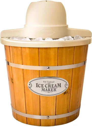 Vista 11 de Nostalgia Máquina Eléctrica de Helados – Estilo Salón, Máquina de Helado Suave a la Antigua Hace Yogur Congelado o Gelato en Minutos - Divertido
