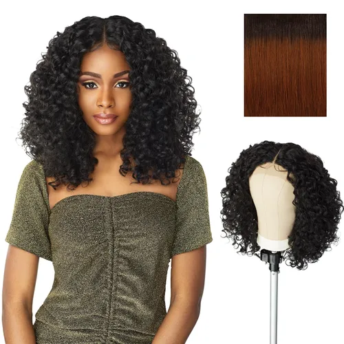 Vista 11 de Sensationnel Butta LaceWig-Unit 5, 1 JETBLACK