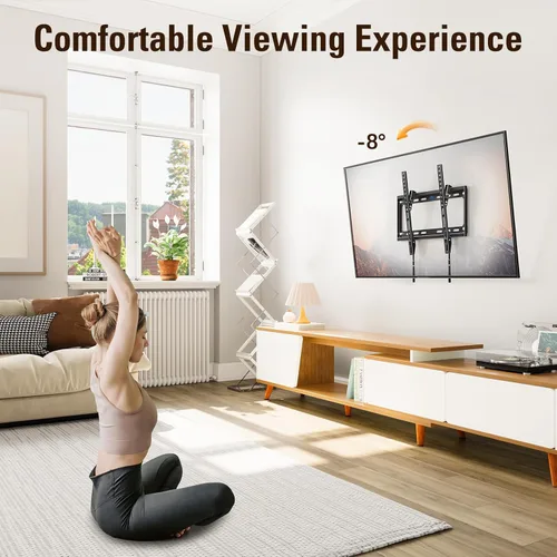 Vista 2 de Mounting Dream Soportes de TV inclinables para la mayoría de televisores LED de 26 a 60 pulgadas, LCD de hasta VESA 15.748 x 15.748 in y capacidad