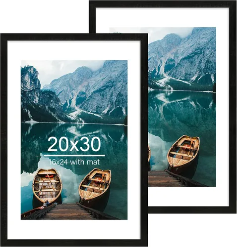 Vista 72 de Hongkee - Juego de 2 marcos de fotos, HK042515-MD5.5X8.5-BK(2PK)