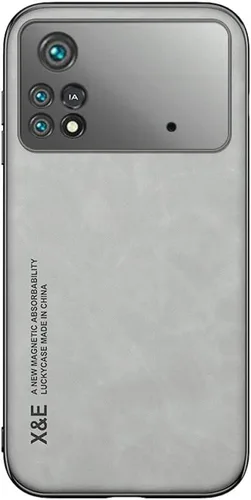 Vista 6 de Kepuch Funda Silklike para Xiaomi Poco M4 Pro 4G - Cubierta Parachoques Placa De Metal Incorporada Para Xiaomi Poco M4 Pro 4G - Negro