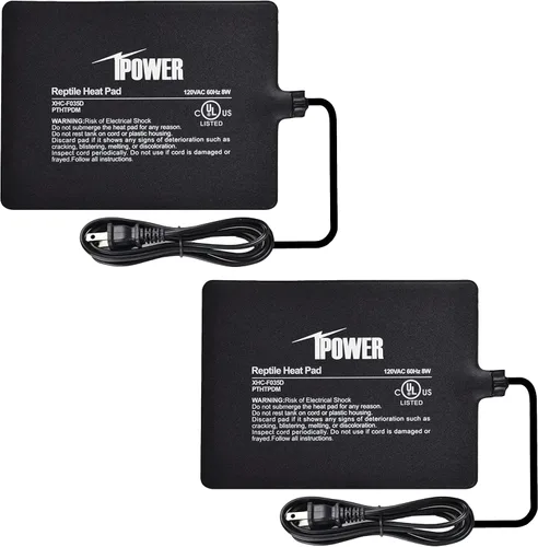 Vista 19 de iPower Almohadilla de Calor para Reptiles Bajo el Tanque, Calentador de Terrario, Alfombrilla de Calentamiento para Tortuga, Lagarto, Rana